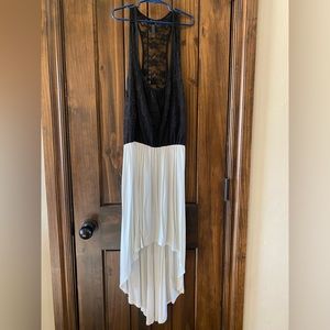 Razorback lace dress
